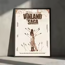 Vinland Saga Poster · Thorfinn Silhouette
