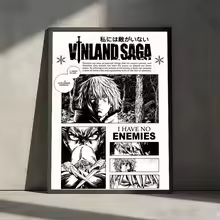 Vinland Saga Poster · Enemies Newspaper